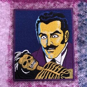 Skeleton Pop Art Patch
